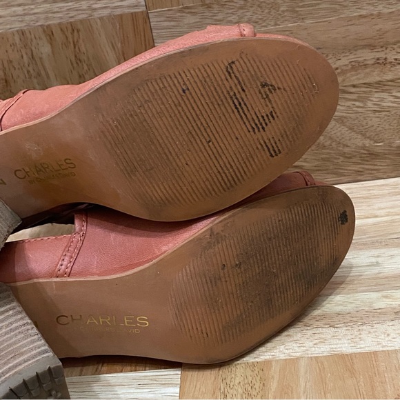 CHARLES by Charles David Coll Ginger Chunky Heel Sandal Size 7 - Picture 11 of 14